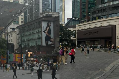 耐克也要抢Lululemon的生意?NikeSKIMS上海开业:卡戴珊出席、有人排队超1小时